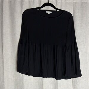 Max Studio Black Flowy Blouse